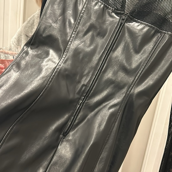TRIPP NYC Pleather/Fishnet Dress - Picture 17 of 17